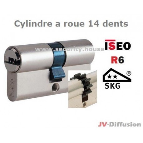 1x Poignée cylindre 30//30 à 45//45 5 clé porte serrure à cylindre