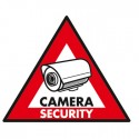 5x autocollant Protégé par cameras