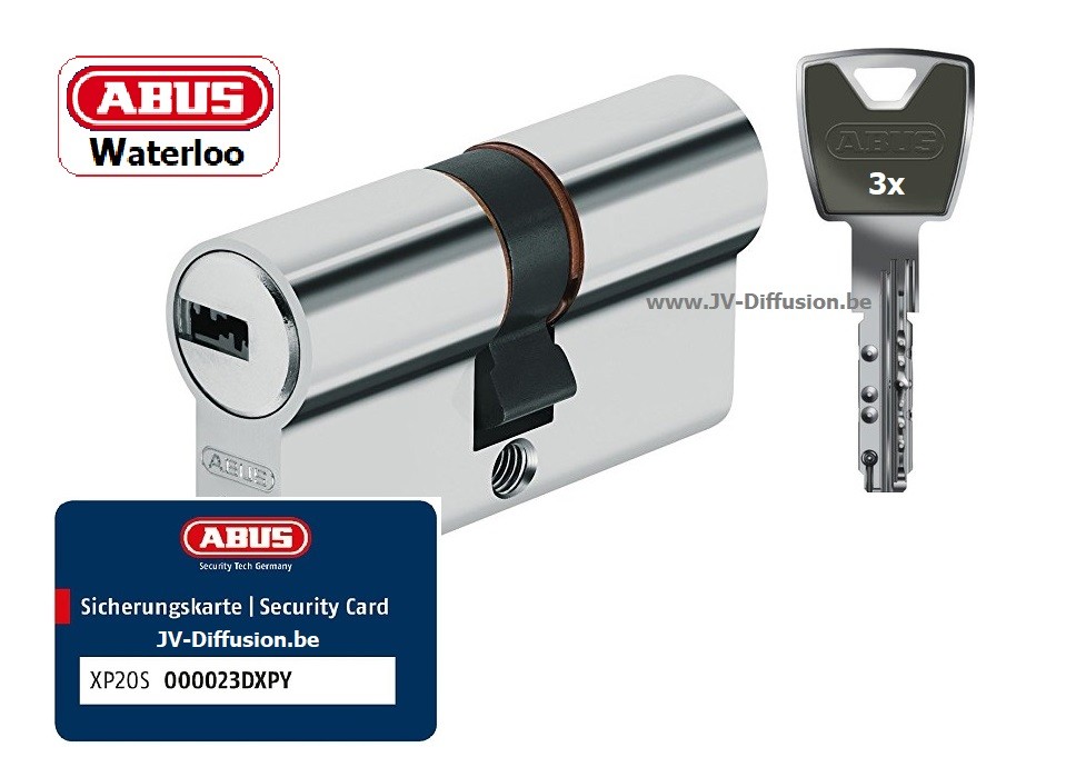 ABUS xp20s Double Cylindre Cylindre De Verrouillage 35/35mm Avec 3 à 10 clés 
