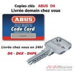 copie de clef ABUS D6