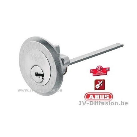 ABUS Cylindre de porte Abus XP20SN 30/30 mm à Double Entrée Set de 5 Pièces Argent 