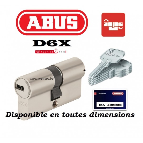 ABUS E5mm 30/45 30941 Cylindre de porte en laiton 30 x 45 mm 