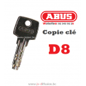 Copie clé  ABUS D8