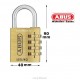 ABUS Cadenas a code 165 40