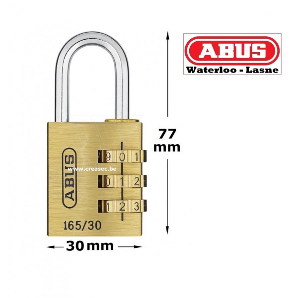 Cadenas à combinaison Abus 145/40, Code à 4 chiffres