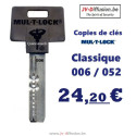 copie cle MUL-T-LOCK 006