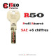 Kopie sleutels  ISEO R50