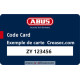 carte pour faire cle Abus d6 ou d6x