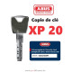 Abus XP2 sleutel op code