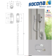 Entrebailleur Socona Stylair mesures