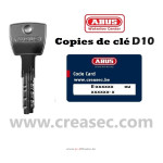 Cl&eacute; express ABUS D10 PS
