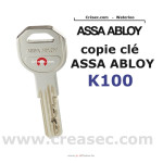 Clé ASSA K100