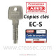 ABUS EC-S sleutel op code