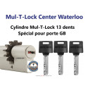 Cylindre  MTL400 à 13 dents pour portes G Block