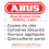 Abus SW20 sans cl&eacute;s