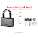 Cadenas Mul-T-Lock n°10  même clé