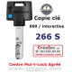 dubbele sleutel Mul-T-Lock 266