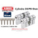 2 Cylindres ABUS D6 meme cle