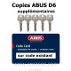 Abus cilinder KD6PSN knop