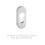 Rosace 9 mm pour porte pvc et alu