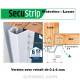 Secustrip ouvrant extérieur de 0 à 6mm