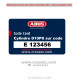 Cylindre ABUS D10 ps sur code existant