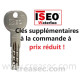 Cylindre ISEO clé supplémentaire
