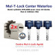 Duo de cylindres 33-10 Mul-T-Lock 10 dents à même clés