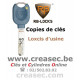 Copies de clés Loxcis sur code Loo4