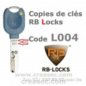 Copies de clef RB Loxcis sur code