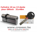Cylindre à 13 dents pour portes G Block